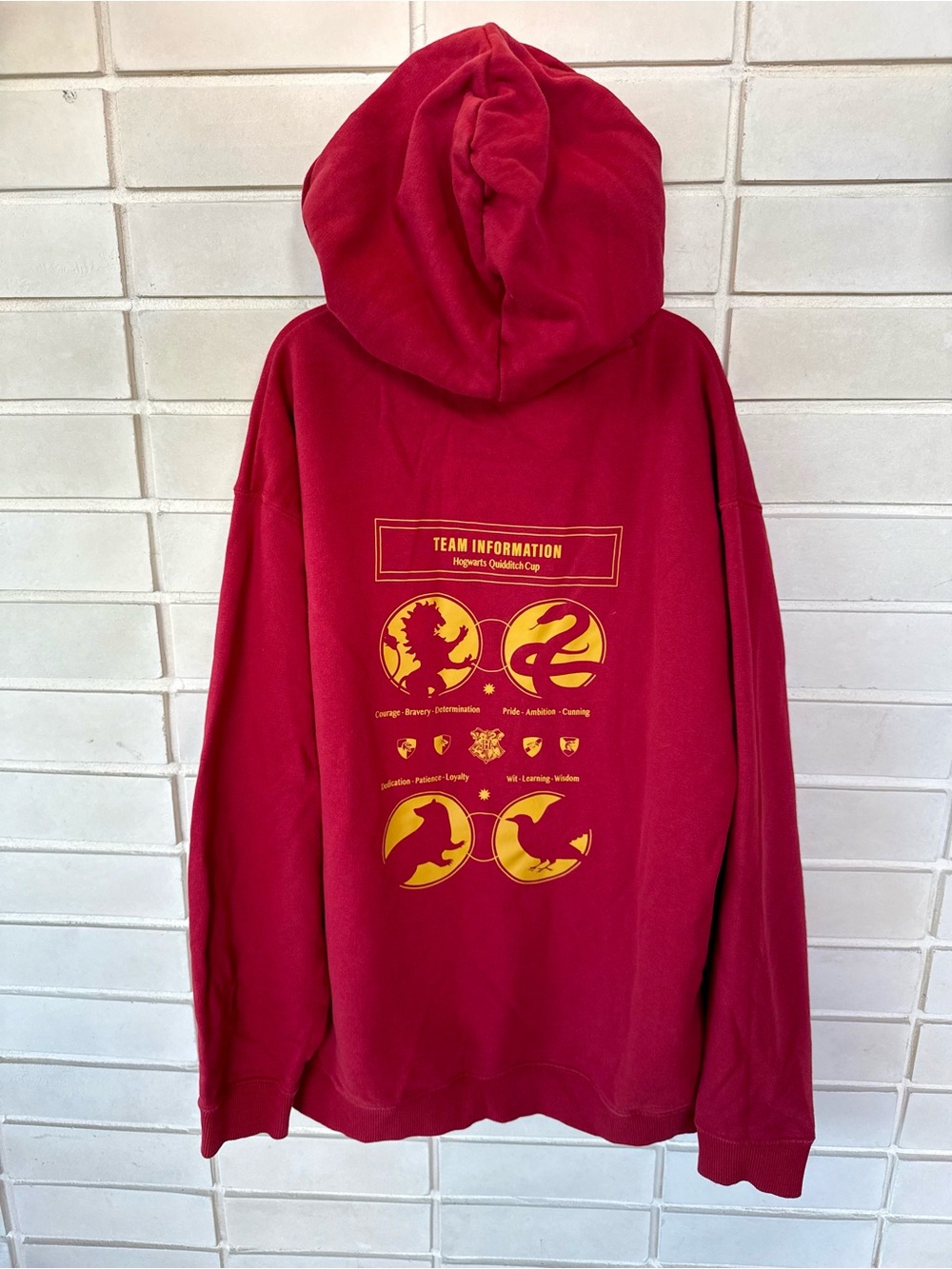Harry Potter x Puma Hoodie * Kids L 13-14Y Tween * Maroon * 💯 Cotton